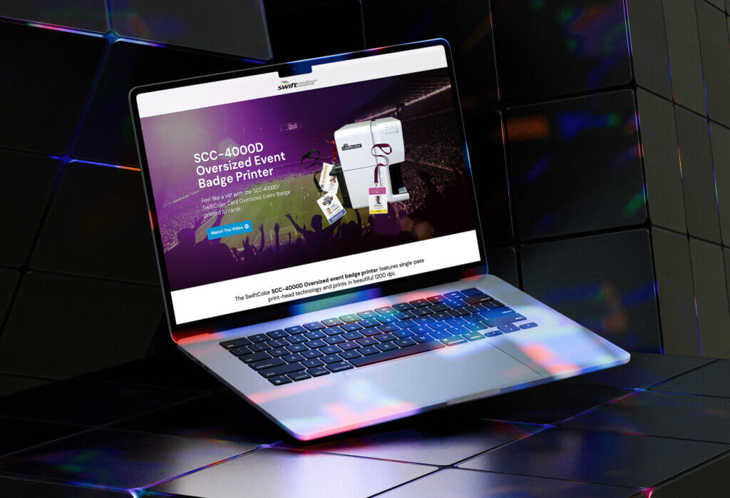 High-conversion B2B lead generation landing pages for SwiftColor by Kanematsu USA